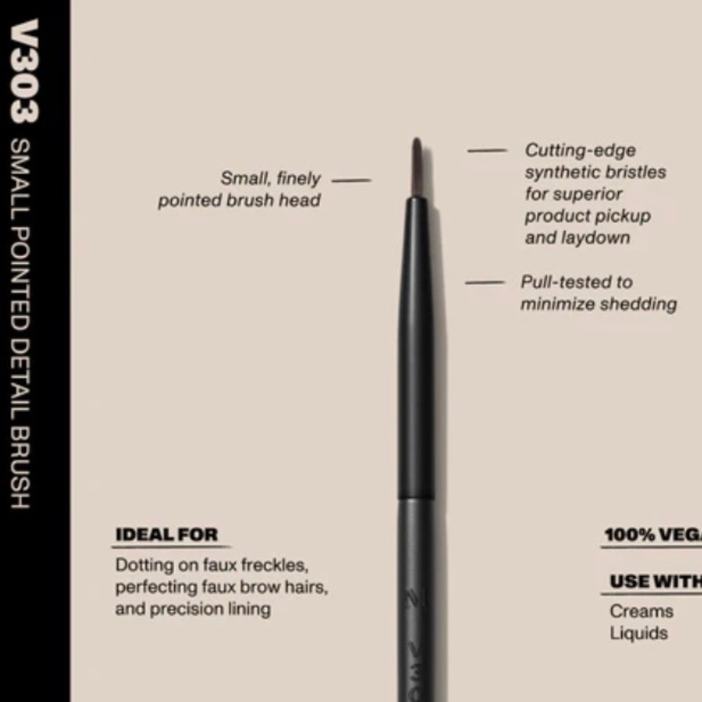 Morphe V303 SMALL POINTED DETAIL BRUSH